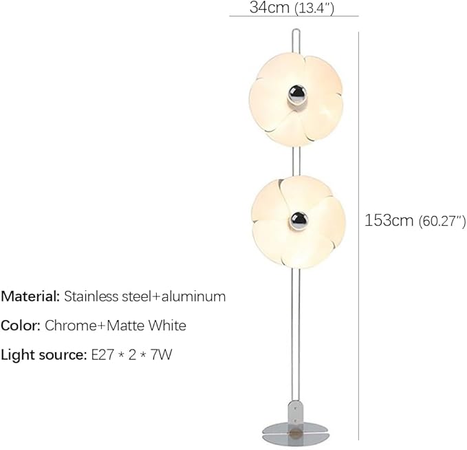 Nordic Modern Floor Lamp Fashion Luxury Family Iiving Room Bedroom Study Villa Hotel LED Creativity Decorative Standing Light (Style 47)