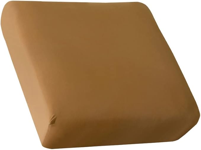 HOOBUY Waterproof Couch Cushion Cover 1pc Stretch Sofa Slipcovers Furniture Protector with Elastic Suitable for Armchair, Loveseat,3&4 Seater Sofa (1, Camel)