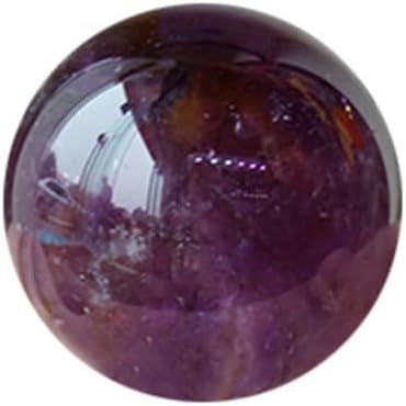 Natural Amethyst Healing Crystal Gemstone Sphere Ball for Reiki Balancing Meditation Energy Home and Office Decoration 40mm 100grams (4cm, Amethyst)