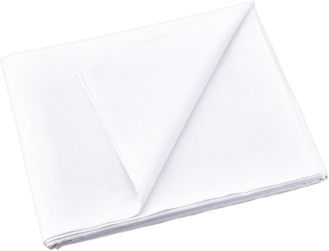 AHANDMAKER White Cotton Tapestry for Tie Dyeing Large Blank Plain Backdrop DIY Hanging Wall Tapestry, for DIY Crafts Bath Towel Travel Towel Bedroom Living Room Decor(118 x 38 Inch)
