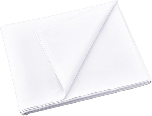 AHANDMAKER White Cotton Tapestry for Tie Dyeing Large Blank Plain Backdrop DIY Hanging Wall Tapestry, for DIY Crafts Bath Towel Travel Towel Bedroom Living Room Decor(118 x 38 Inch)