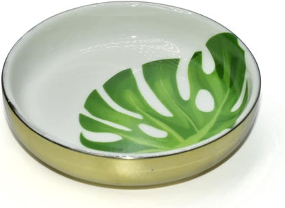 Trinket Dish Made of Premium And Durable Ceramic Tray, Natural Colorful Glaze And Printed By Boutique Signature, . Prefect Gift And Use In All occasions. This is a satisfying gift and a surprise.