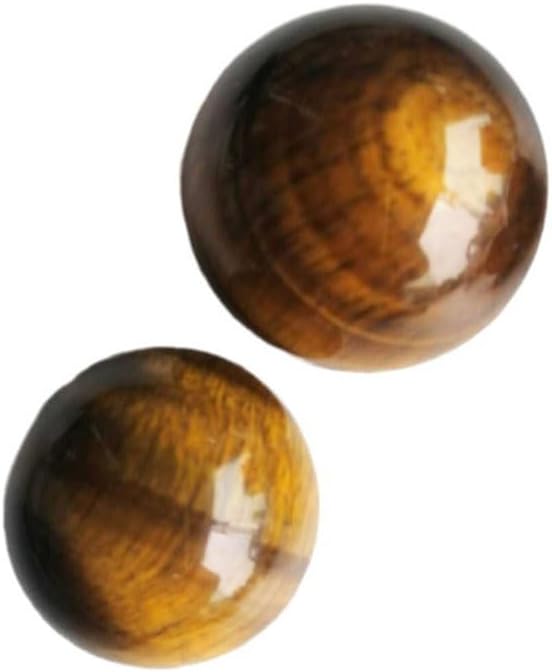 Natural Tiger's Eye Healing Crystal Gemstone Sphere Ball for Reiki Balancing Meditation Energy Home and Office Decoration (5-5.5cm, Tiger's Eye)