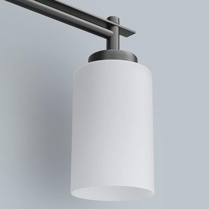 Aipsun Black Vintage Vanity Light, Bathroom Vanity Lighting Fixtures Industrial Vanity Light for Bathroom Black Wall Light Over Mirror(Exclude Bulb)