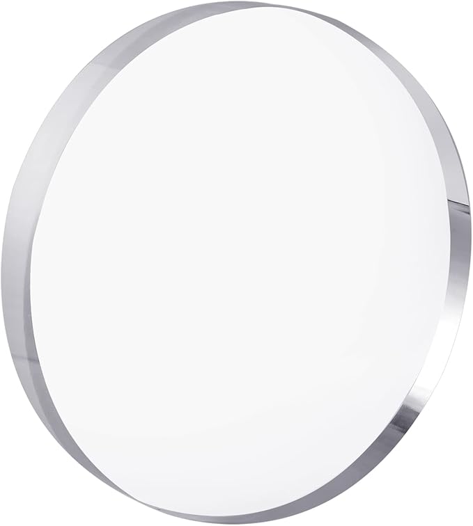 CiaoHER 1in Thickness 8in Diameter Acrylic Disc Display Block Clear Polished Round Pedestal Stand Riser 8" x 8" x 1", 1 Pack