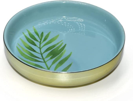 Tropical Leaf Rings Holder for Jewelry, Natural Colorful Glaze And Printed By Boutique Signature, In All Occasion To Be Prefect Gift And Use