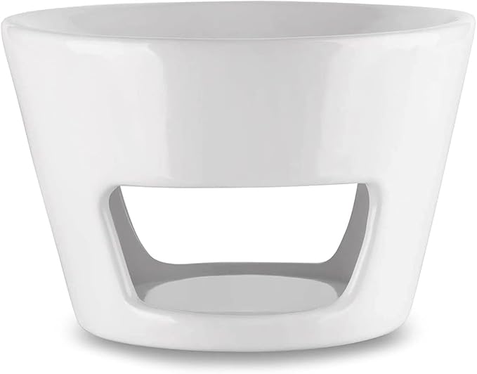 AROMATIKA - Oil Burner White - Large Ceramic Oil Burner - Best for Aromatherapy - Relaxation - Spa - Aroma Lamp - Aroma Burner (5.9 x 3.9 in) - 3 Candles Free