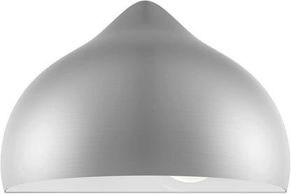 Livex Lighting, 40987-91, Amador, Half Moon Sconce, Brushed Nickel