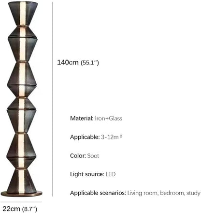 Nordic Modern Floor Lamp Fashion Luxury Family Iiving Room Bedroom Study Villa Hotel LED Creativity Decorative Standing Light (Style 57)