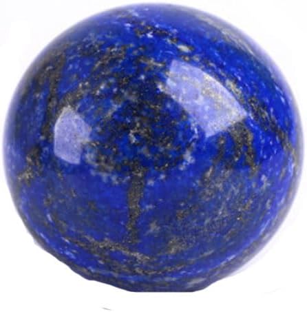 StoneStory Natural Lapis Lazuli Healing Crystal Sphere Ball for Reiki Balancing Meditation Energy Home and Office Decoration (6cm, Lapis Lazuli)