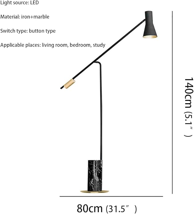 Nordic Modern Floor Lamp Fashion Luxury Family Iiving Room Bedroom Study Villa Hotel LED Creativity Decorative Standing Light (Style 42)