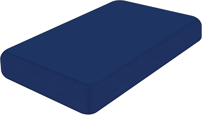 Smiry Printed Couch Cushion Covers, Stretch Soft Couch Covers for Sofa, Washable Non-Slip Sofa Slipcover Furniture Protector for Indoor and Outdoor (Medium, Navy)