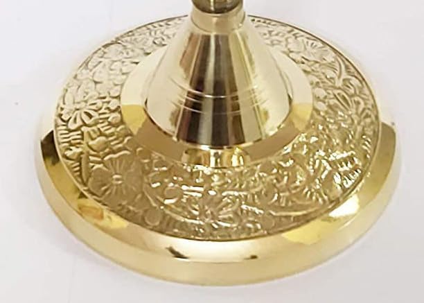 Brass Candle Stand Living Room Candlestick Holder for Table Candle Holders Candle Holder Stand Metal Pillar Wedding Gift Centerpiece Candle Holders (2.5 inches)