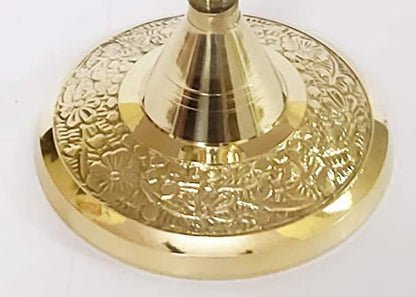 Brass Candle Stand Living Room Candlestick Holder for Table Candle Holders Candle Holder Stand Metal Pillar Wedding Gift Centerpiece Candle Holders (2.5 inches)