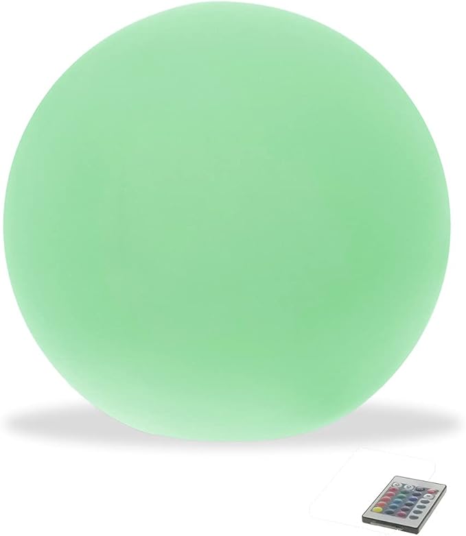 Modern Home LED Glowing Sphere w/Infrared Remote Control (20 inch)
