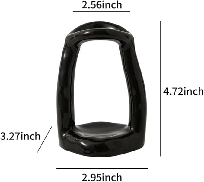 Handmade Ceramic Holder Stand for Toothbrushes, Makeup Brushes, and Pens - Minimalist Design for Bathroom Vanity and Countertops Decor (Black)