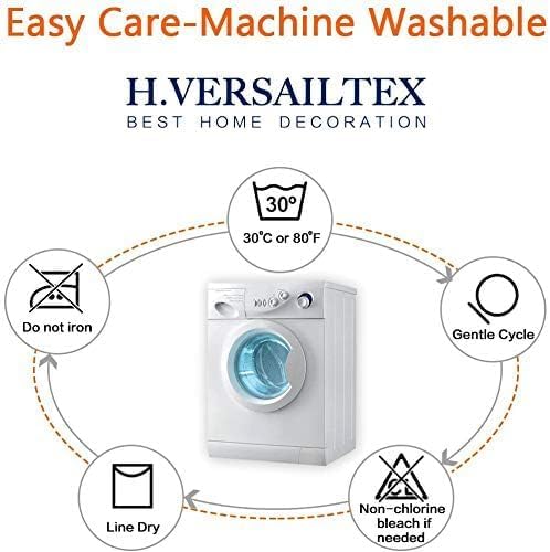 H.VERSAILTEX Velvet Stretch Couch Cushion Cover Plush Cushion Slipcover for Chair Loveseat Sofa Cushion Furniture Protector Seat Cushion Sofa Cover (3 Piece XL Sofa Cushion Covers, Cream)