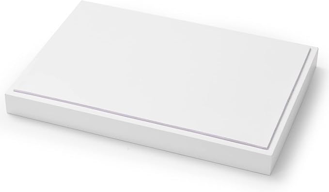 Oirlv Premium White Leather Stackable Jewelry Tray 12 Grid Jewelry Drawer Organizer Trays for Bracelets Earrings