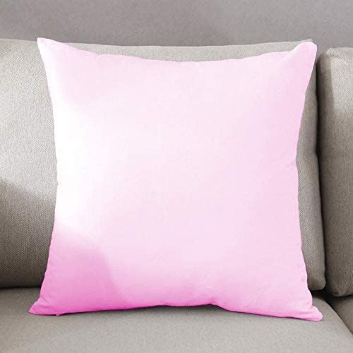 Upgrade Your Bedding Experience with The Made of 100% Cotton Euro Shams 2 Pack Cushion Cover 26 x 26 Size fits Decorative Cover. Envelope Closure Pink