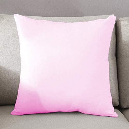 Upgrade Your Bedding Experience with The Made of 100% Cotton Euro Shams 2 Pack Cushion Cover 32"x 32" Size fits Decorative Cover. Envelope Closure Pink