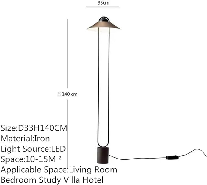 Nordic Modern Floor Lamp Fashion Luxury Family Iiving Room Bedroom Study Villa Hotel LED Creativity Decorative Standing Light (Style 100)