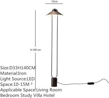 Nordic Modern Floor Lamp Fashion Luxury Family Iiving Room Bedroom Study Villa Hotel LED Creativity Decorative Standing Light (Style 100)