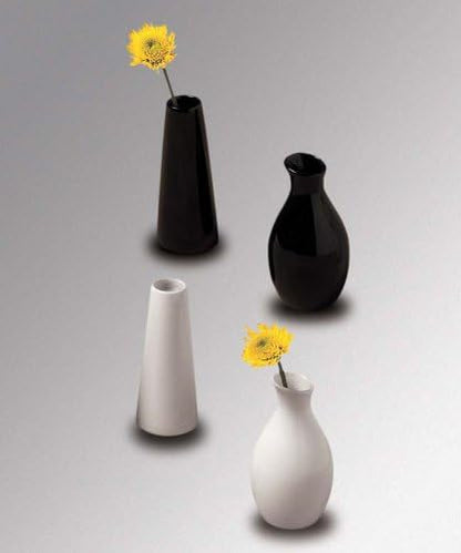 American Metalcraft 4” High Ceramic Bud Vase