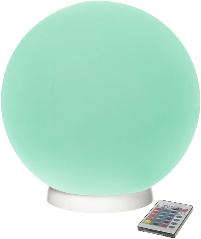 Modern Home Deluxe Floating LED Glowing Sphere w/Infrared Remote Control (12")