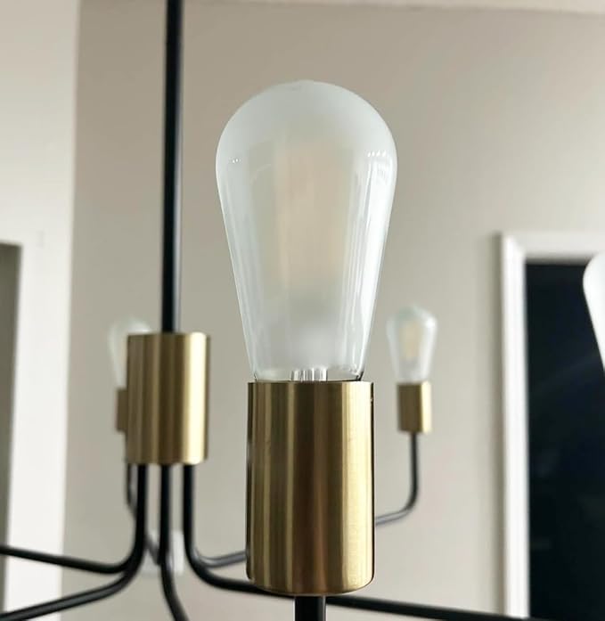 Dimmable E26 Frosted LED Edison Bulbs, 4W Equivalent 40W, Neutral White 4000K,400LM,AC120V,ST58 Antique LED Filament Bulbs with 90+ CRI,Pack of 6 (4W=40W Neutral White)