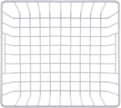 Slideep Fridge Freezer Baskets, Wire Storage Organizer Basket, Household Refrigerator Bin with Built-in Handles for Cabinets, Pantry, Closets, Bedrooms White - Set of 2