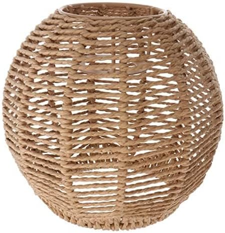 Lampshade for Cover Table Lamp Rattan Lamp Pendant Light Vintage Hanging Lighter Cafe Restaurant Home Decor Retro Lampshade