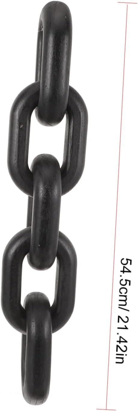 LIFKOME Elegant Wooden Chain Link Decor Home Decor for Table Office Desktop Ornament