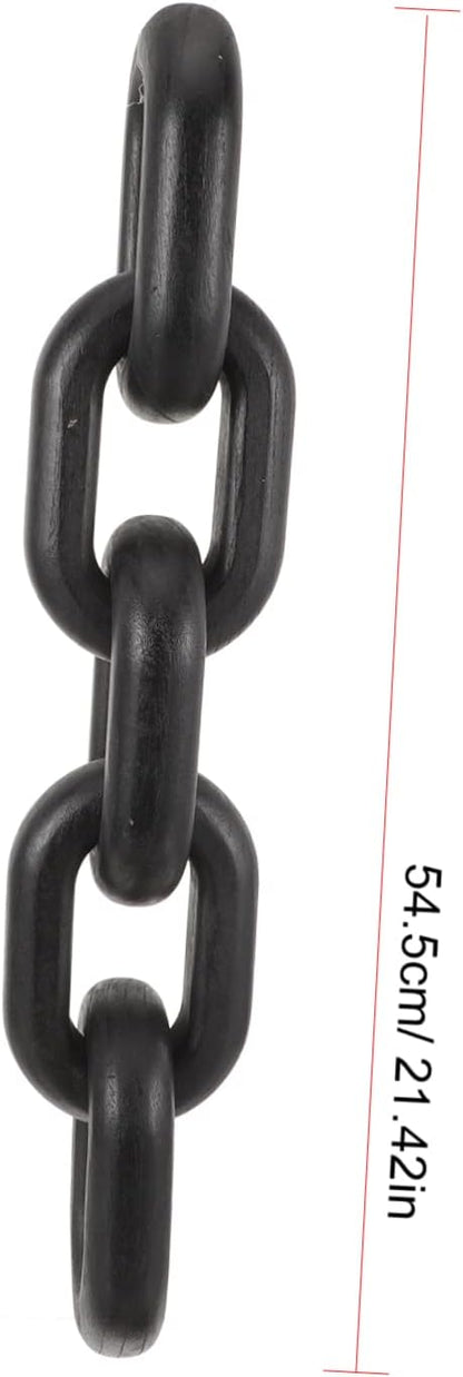 LIFKOME Elegant Wooden Chain Link Decor Home Decor for Table Office Desktop Ornament