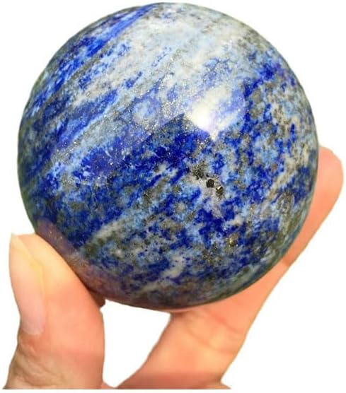 StoneStory Natural Lapis Lazuli Healing Crystal Sphere Ball for Reiki Balancing Meditation Energy Home and Office Decoration (4cm, Lapis Lazuli)