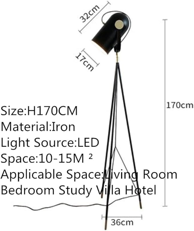 Nordic Modern Floor Lamp Fashion Luxury Family Iiving Room Bedroom Study Villa Hotel LED Creativity Decorative Standing Light (Style 103)