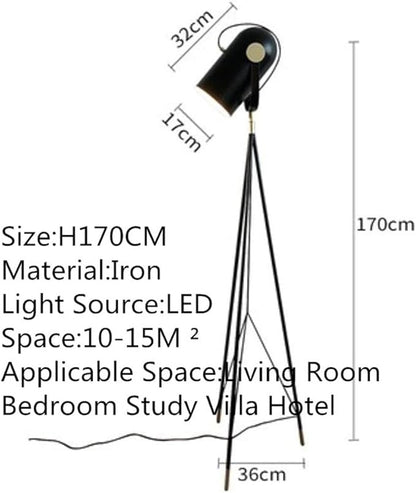 Nordic Modern Floor Lamp Fashion Luxury Family Iiving Room Bedroom Study Villa Hotel LED Creativity Decorative Standing Light (Style 103)
