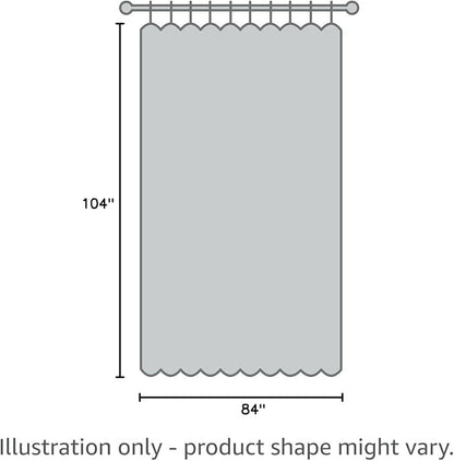 Lajode 100% Blackout Curtains for Living Room 84 Inch Length 2 Panels Set, Thermal Insulated Light Blocking Boho Faux Linen Window Curtains for Bedroom, Bronze Grommet, Each 52" Wide, Light Grey