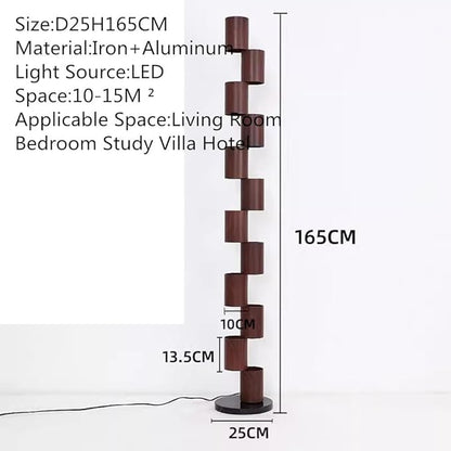 Nordic Modern Floor Lamp Fashion Luxury Family Iiving Room Bedroom Study Villa Hotel LED Creativity Decorative Standing Light (Style 113)