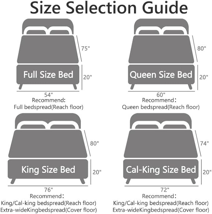 CHIXIN Bedspread Coverlet Set Queen Size - Lightweight Bedding Cover - Beautiful Stitching - 5 Piece Reversible Bedspread - Luxury Damask Paisley Pattern (Queen, Lavender)