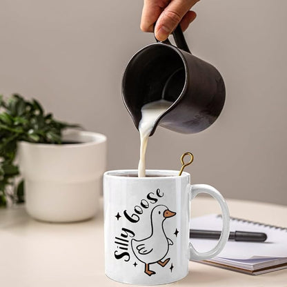 Goose Mug - Funny Gifts for Women Friends - Funny Christmas Gift for Bestie Best Friend - Silly Goose Gifts 11 OZ
