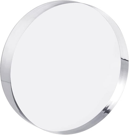 CiaoHER 1in Thickness 5in Diameter Acrylic Disc Display Block Clear Polished Round Pedestal Stand Riser 5" x 5" x 1", 1 Pack