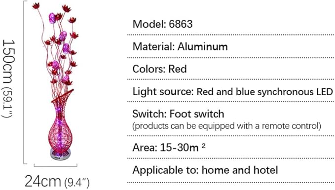 Nordic Modern Flower Floor Lamp Fashion Art Living Room Sofa Bedroom Wedding LED Originality Decorative Standing Light (Style 7)