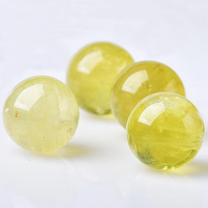 5-6cm/1.96-2.36inch Topaz Ball Polished Natural Yellow Crystal Sphere Decorative Sphere Healing Crystals Ball Healing Stone Crafts Home Decor Ornament Gifts (Topaz, 50-60mm)