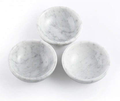 Koville Italian Natural Marble Incense Holder, Incense Holders for Sticks, Sturdy Incense Burner Ash Catcher, Ideal for Meditation, Relaxing, Easy to Clean(Bianco Carrara)