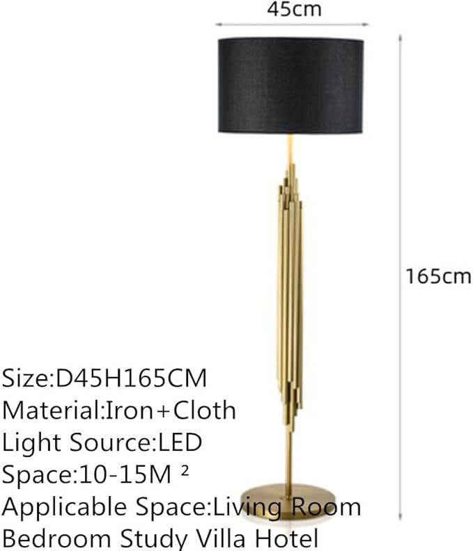 Nordic Modern Floor Lamp Fashion Luxury Family Iiving Room Bedroom Study Villa Hotel LED Creativity Decorative Standing Light (Style 102)