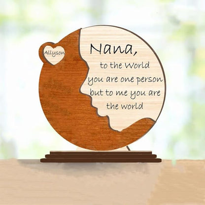 Personalized 3D Mother’S Day Laser-Cut Sign, Custom Mom Or Nana Name Display With Kids’ Names, Home Wall Decoration, Unique Digital File For Crafting Meaningful Gifts Doorsign_281125_SR6_13