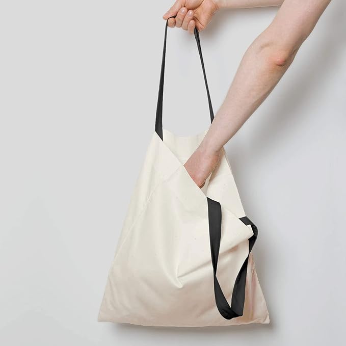 NPBAG 15 Pack 15'' X 16'' Natural Cotton Tote Bags, Lightweight Blank Bulk Cloth bags with 1pc of PTFE Teflon Sheet