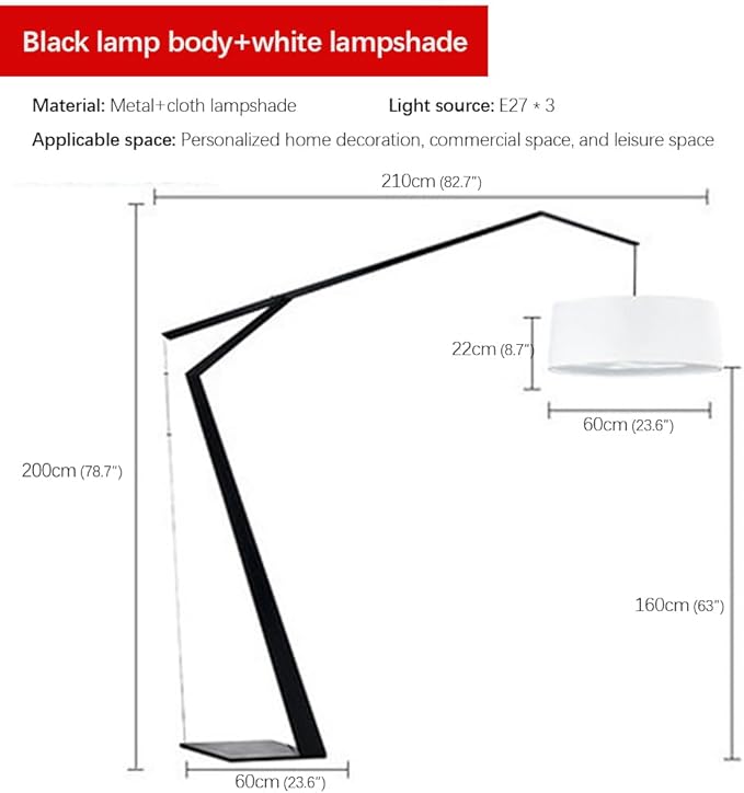 Nordic Modern Floor Lamp Fashion Luxury Family Iiving Room Bedroom Study Villa Hotel LED Creativity Decorative Standing Light (Style 51)