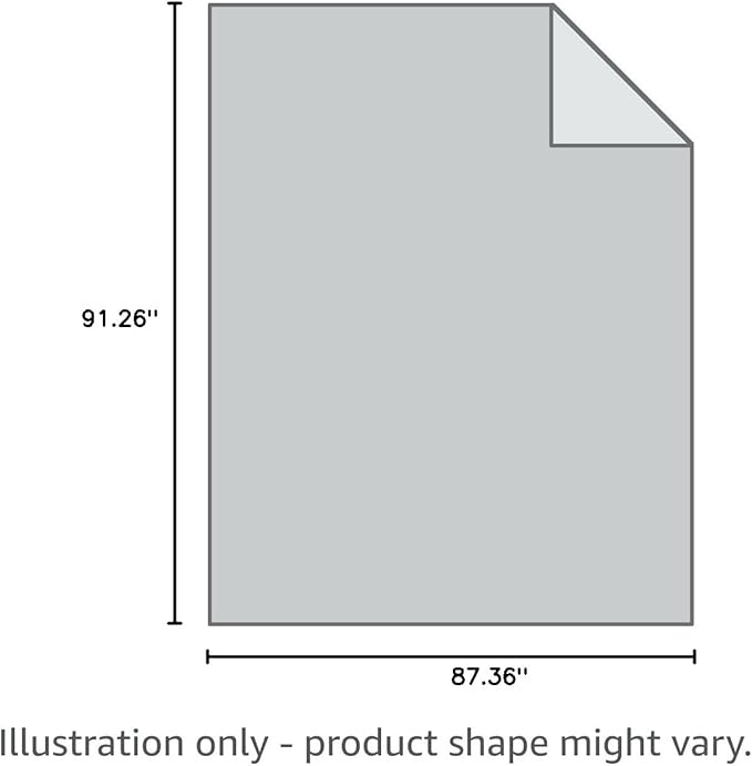 NTBAY 3 Layers Cotton Muslin 88x92 Queen Bed Blanket, Super Soft Breathable Thermal Yarn Dyed Quilt for Adults, Perfect Lightweight Blanket for Couch Sofa Bed All Seasons, Grey Wave