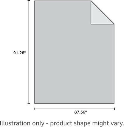 NTBAY 3 Layers Cotton Muslin 88x92 Queen Bed Blanket, Super Soft Breathable Thermal Yarn Dyed Quilt for Adults, Perfect Lightweight Blanket for Couch Sofa Bed All Seasons, Grey Dot